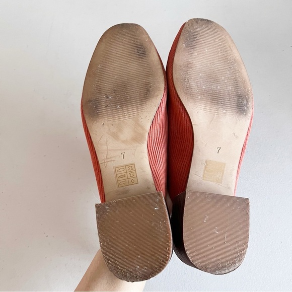 Madewell The Alicia Mule in Corduroy Suede in Rust Brick - Picture 9 of 11